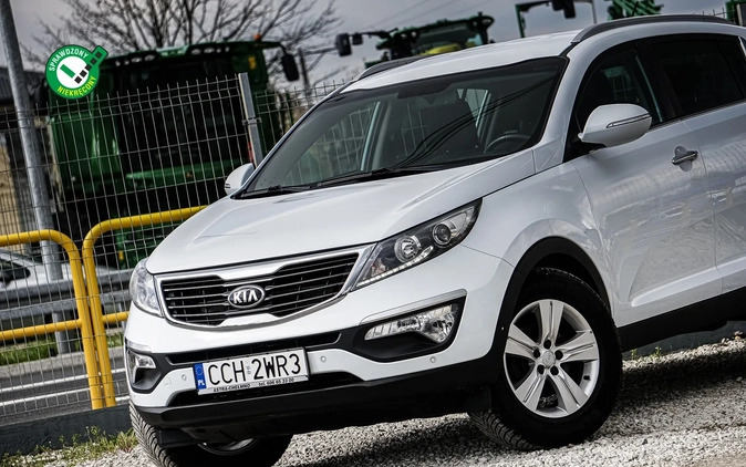 Kia Sportage cena 46500 przebieg: 193000, rok produkcji 2013 z Lubawa małe 704